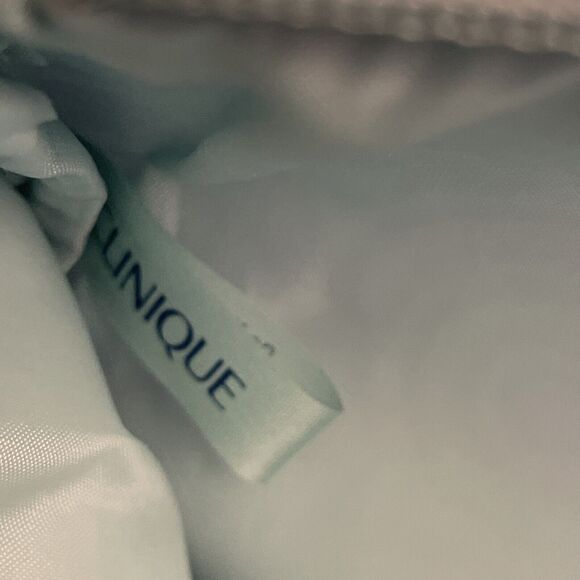 Clinique By Jonathan Adler Green & lavender  Cosmetic Makeup Travel Bag USED - Picture 3 of 6